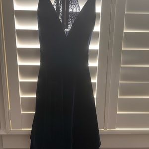 Flirty Skater with Lace Racer back Dress